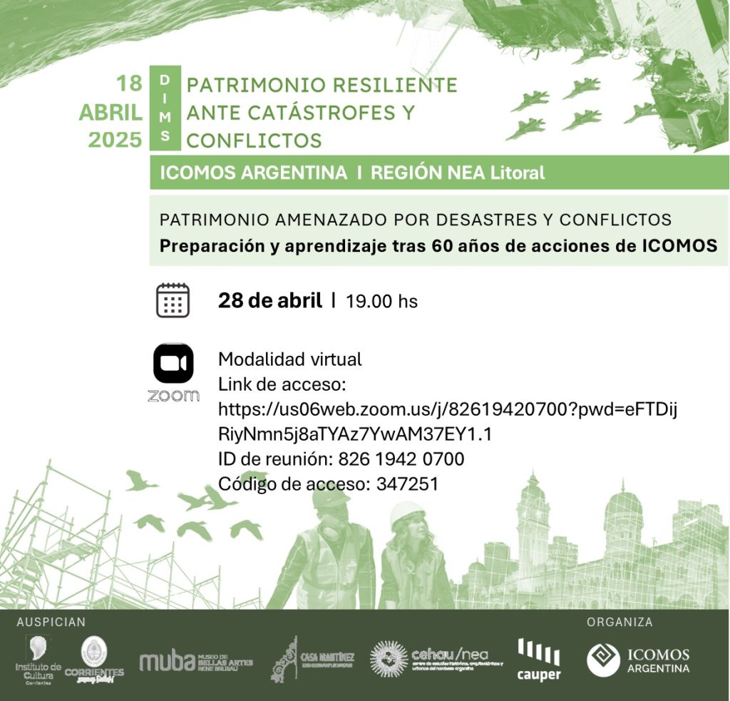 Día internacional de monumentos y sitios 2025 – Evento virtual