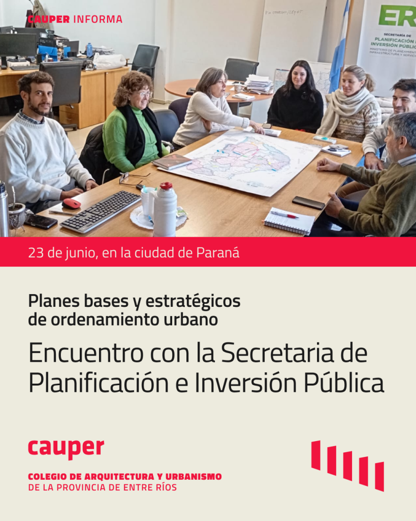 Encuentro con la Secretaria de Planificación e Inversión Pública