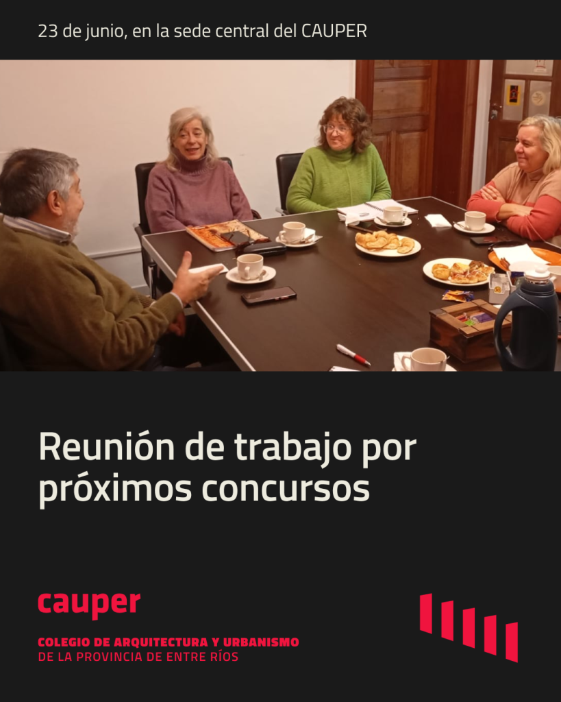 Reunión de trabajo por próximos concursos