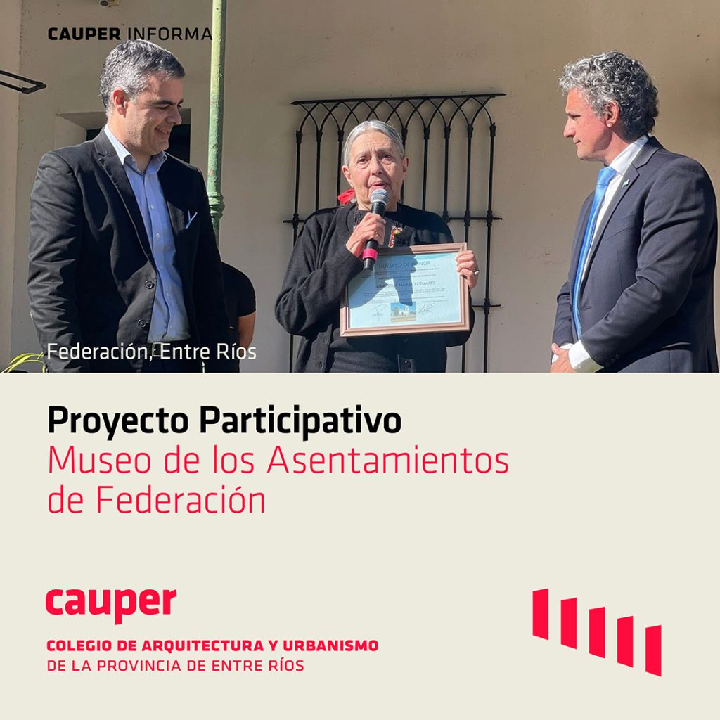 Proyecto Participativo en el Museo de los Asentamientos de Federación