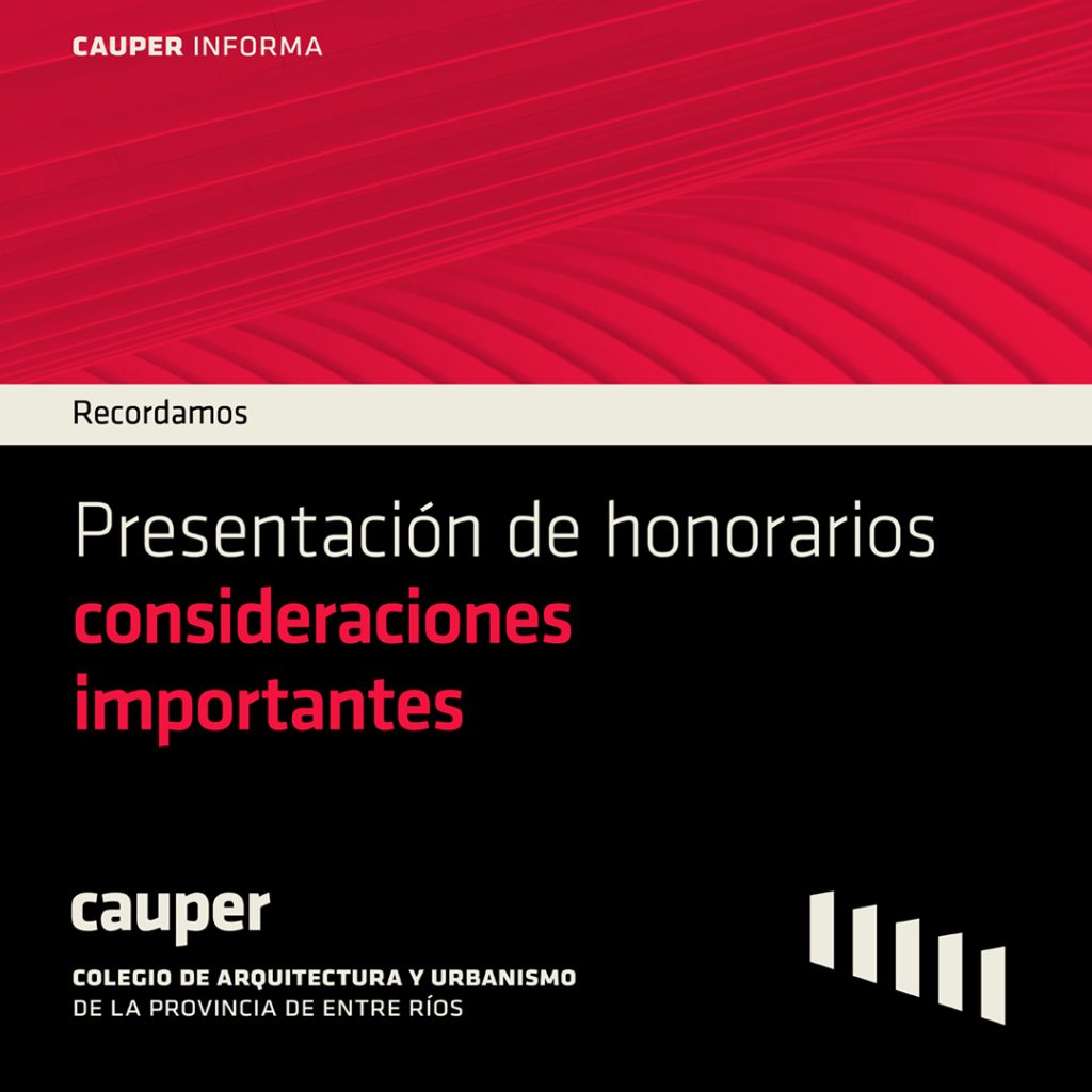 Presentación de honorarios: consideraciones importantes