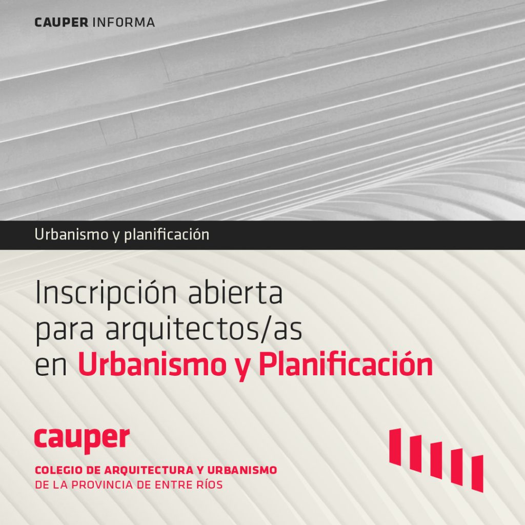 Registro voluntario de profesionales urbanistas