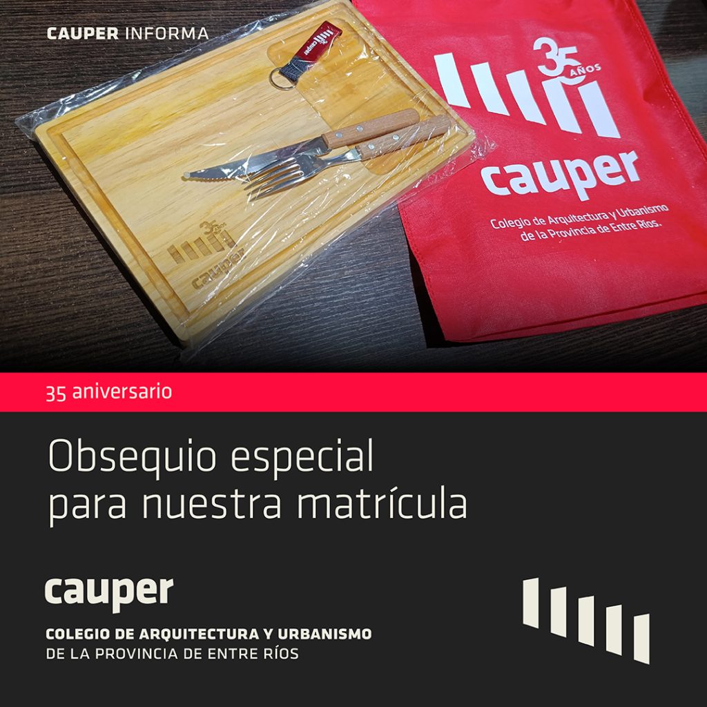Obsequio especial para nuestra matrícula