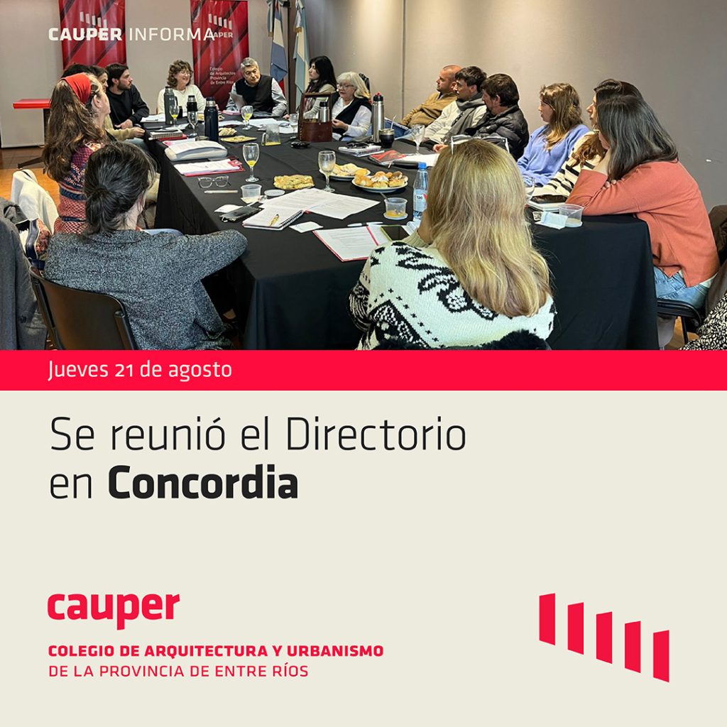 Se reunió el Directorio en Concordia