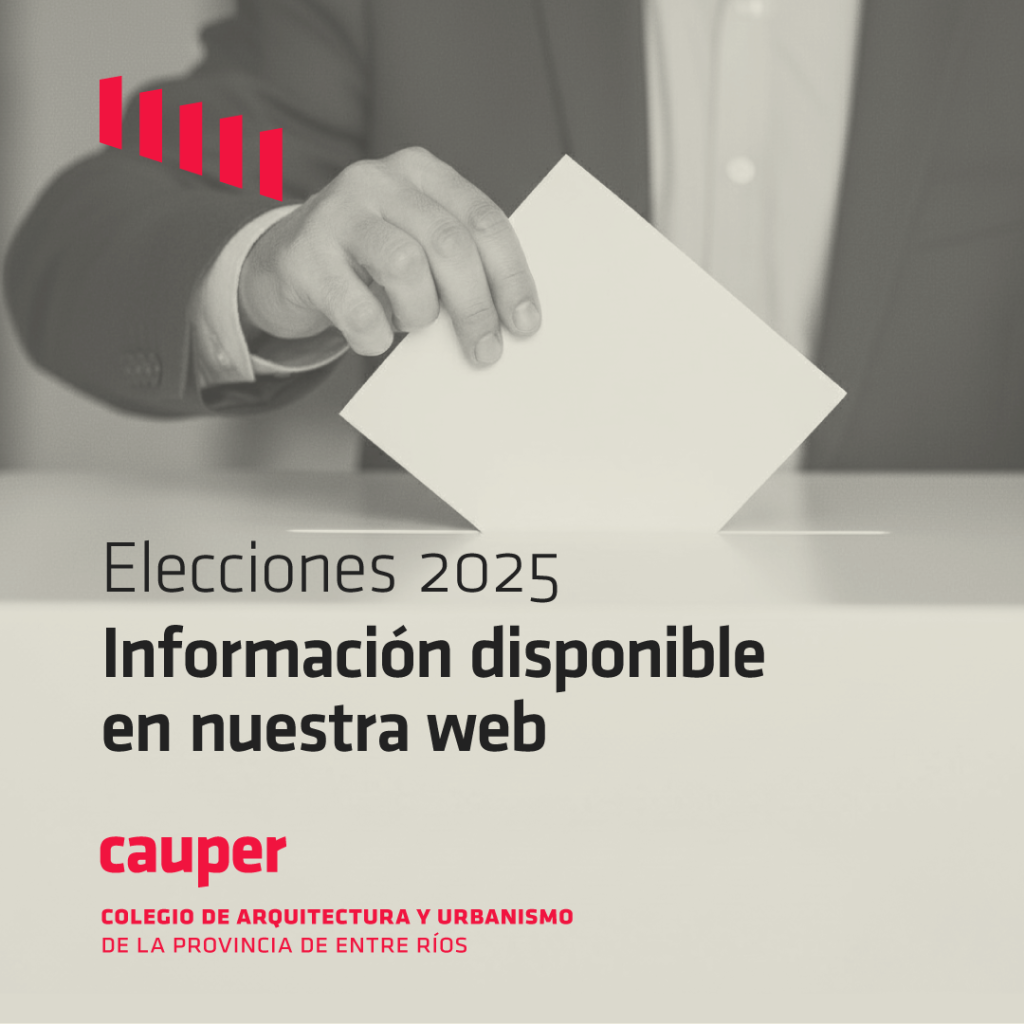 Elecciones 2025: toda la información disponible en la web del CAUPER