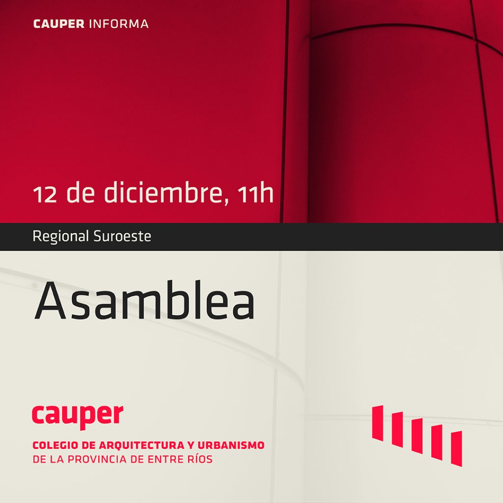 CONVOCATORIA A ASAMBLEA GENERAL ORDINARIA 2025 – REGIONAL SUROESTE