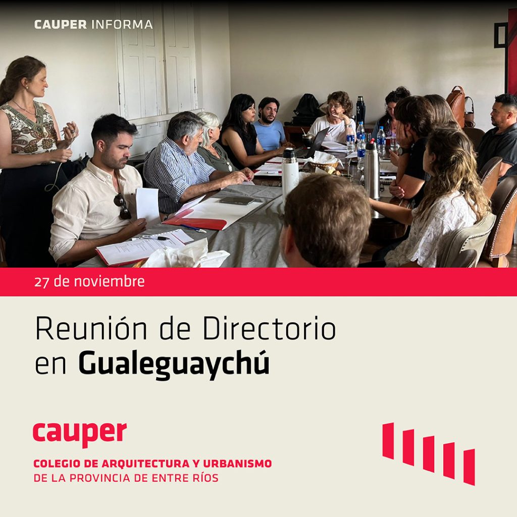 Se reunió el Directorio en Gualeguaychú