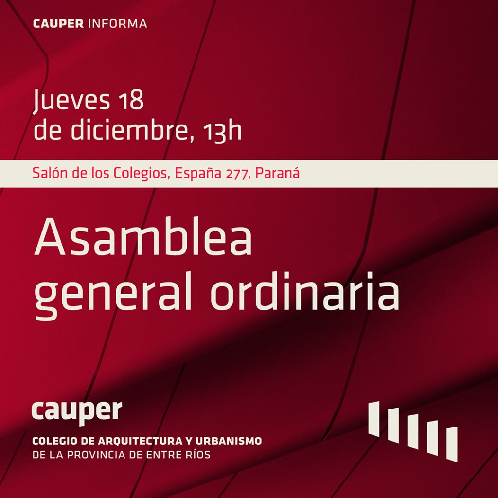 Convocatoria a Asamblea General Ordinaria 2025