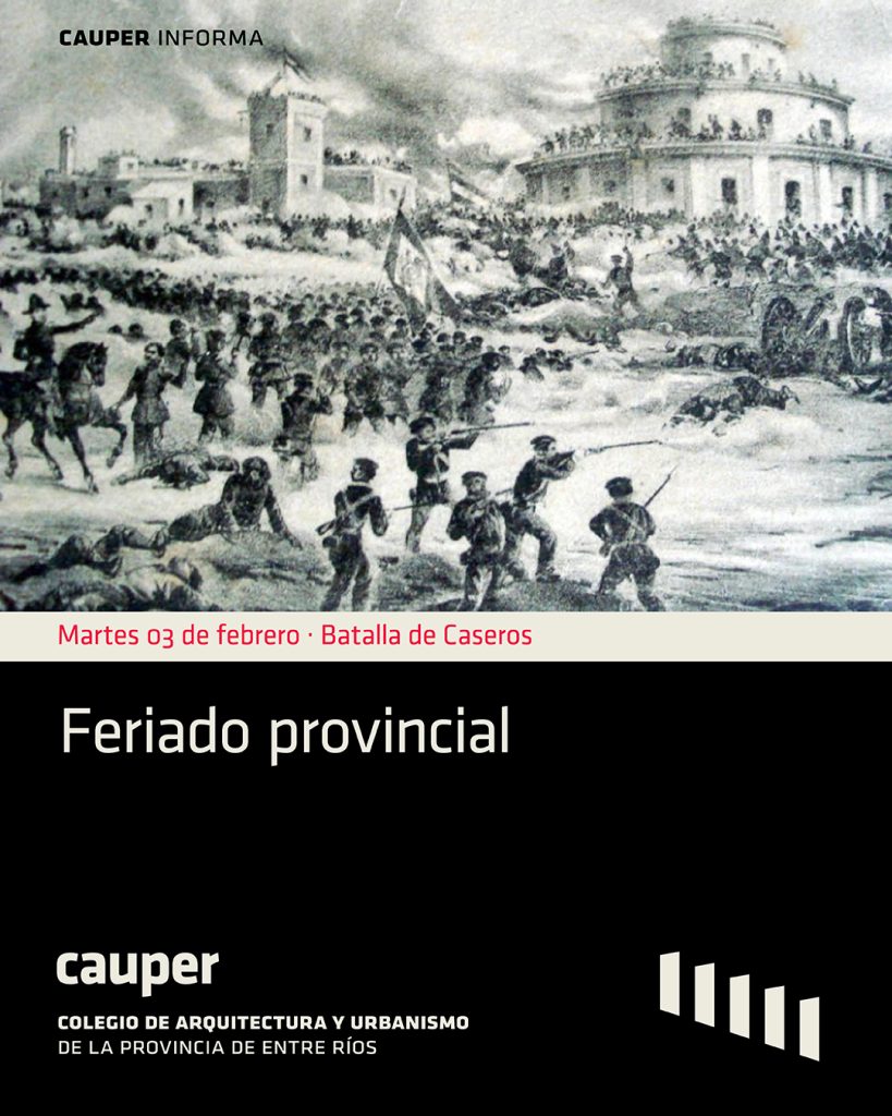 Feriado provincial del 3 de febrero – Sedes cerradas