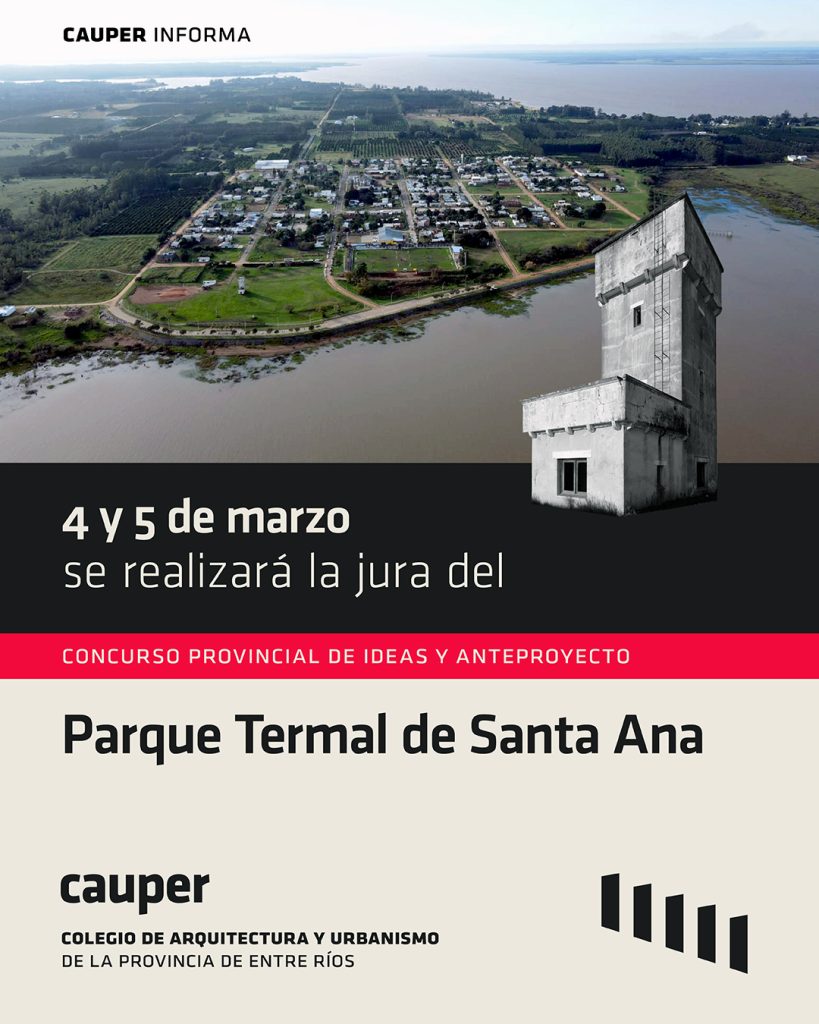 Jura del Concurso Provincial de Ideas y Anteproyecto para el Parque Termal en Santa Ana