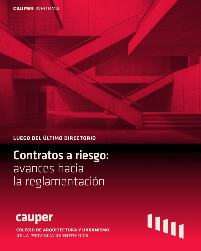 El CAUPER avanza en la reglamentación de los contratos a riesgo