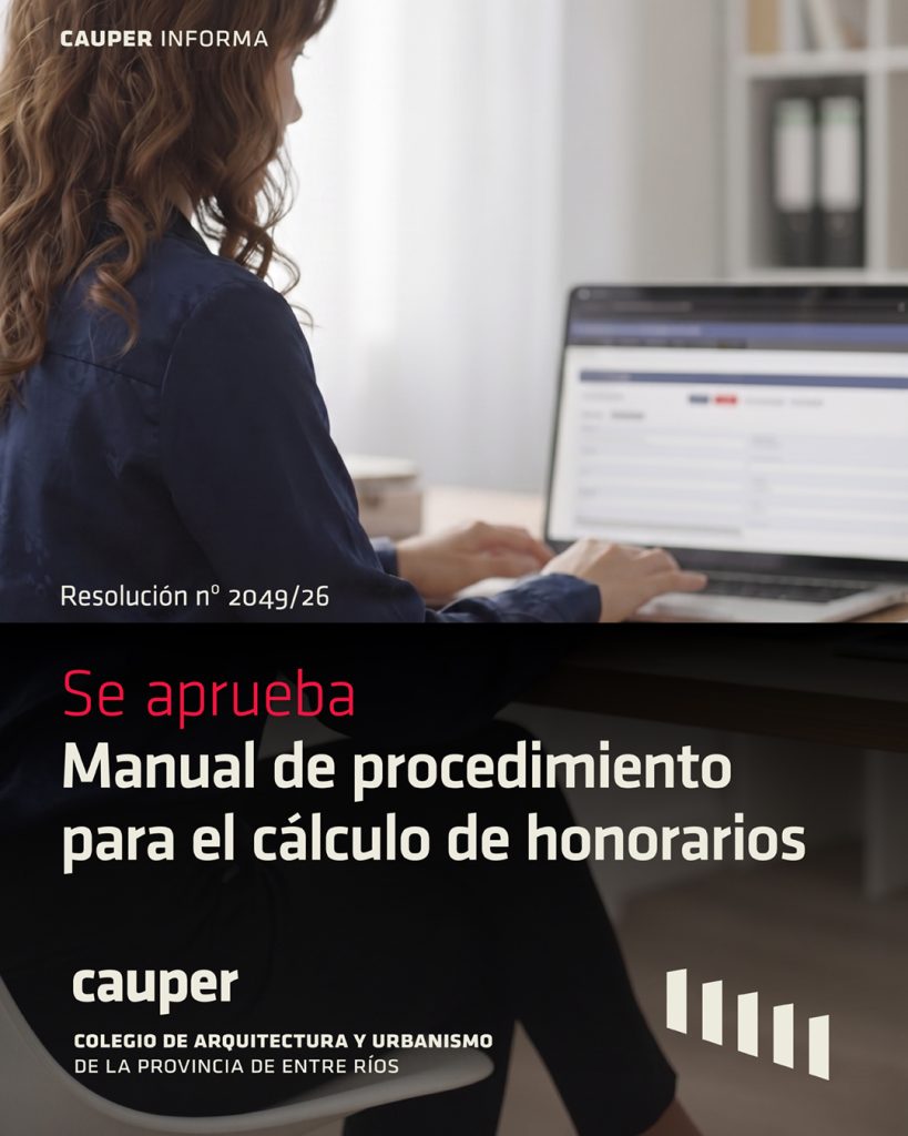 Se aprueba el Manual de Procedimiento para el Cálculo de Honorarios Profesionales