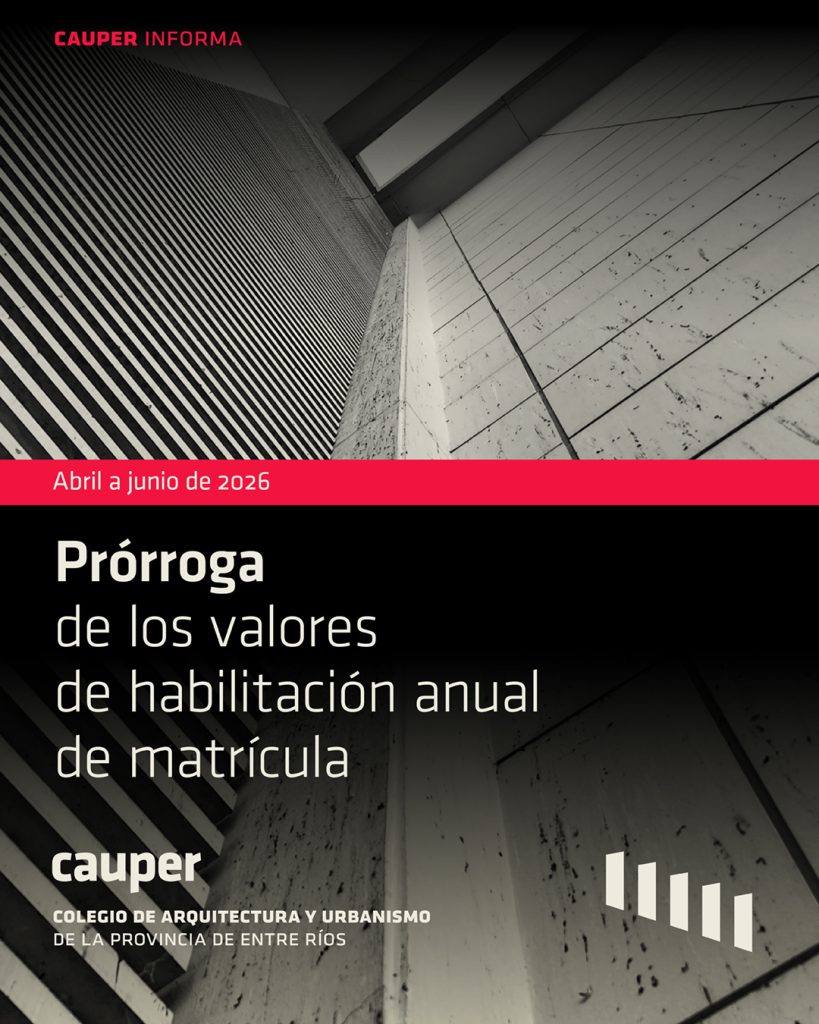 Los valores de habilitación anual de matrícula se han prorrogado sin modificaciones
