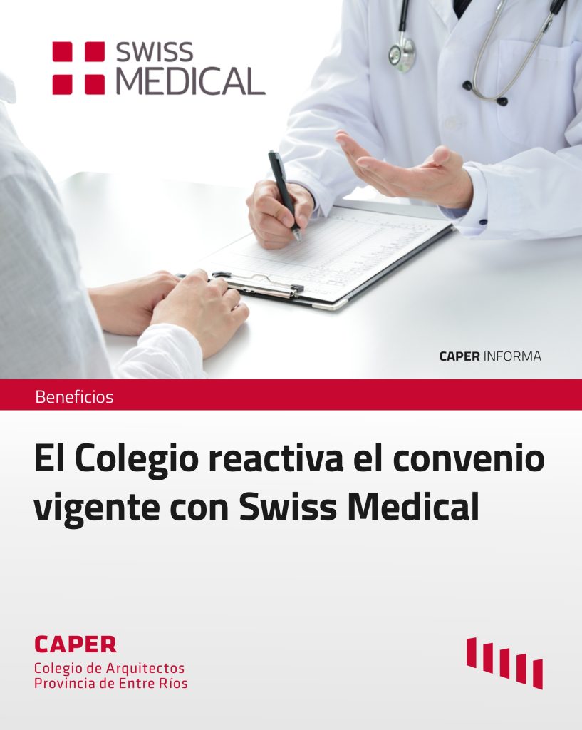 El Colegio reactivó el convenio vigente con Swiss Medical