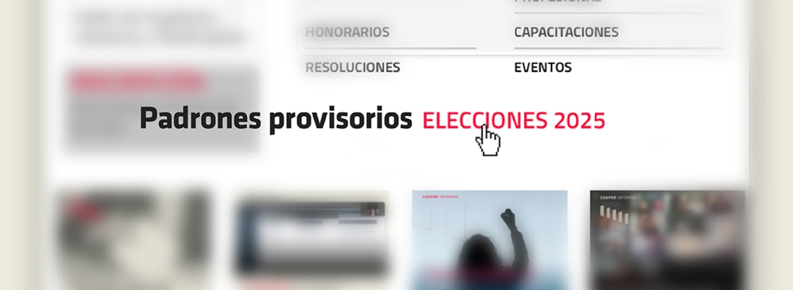 Elecciones: padrones provisorios disponibles – Colegio de Arquitectos